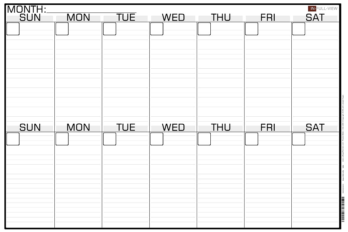 Printable Calendar 2 Week