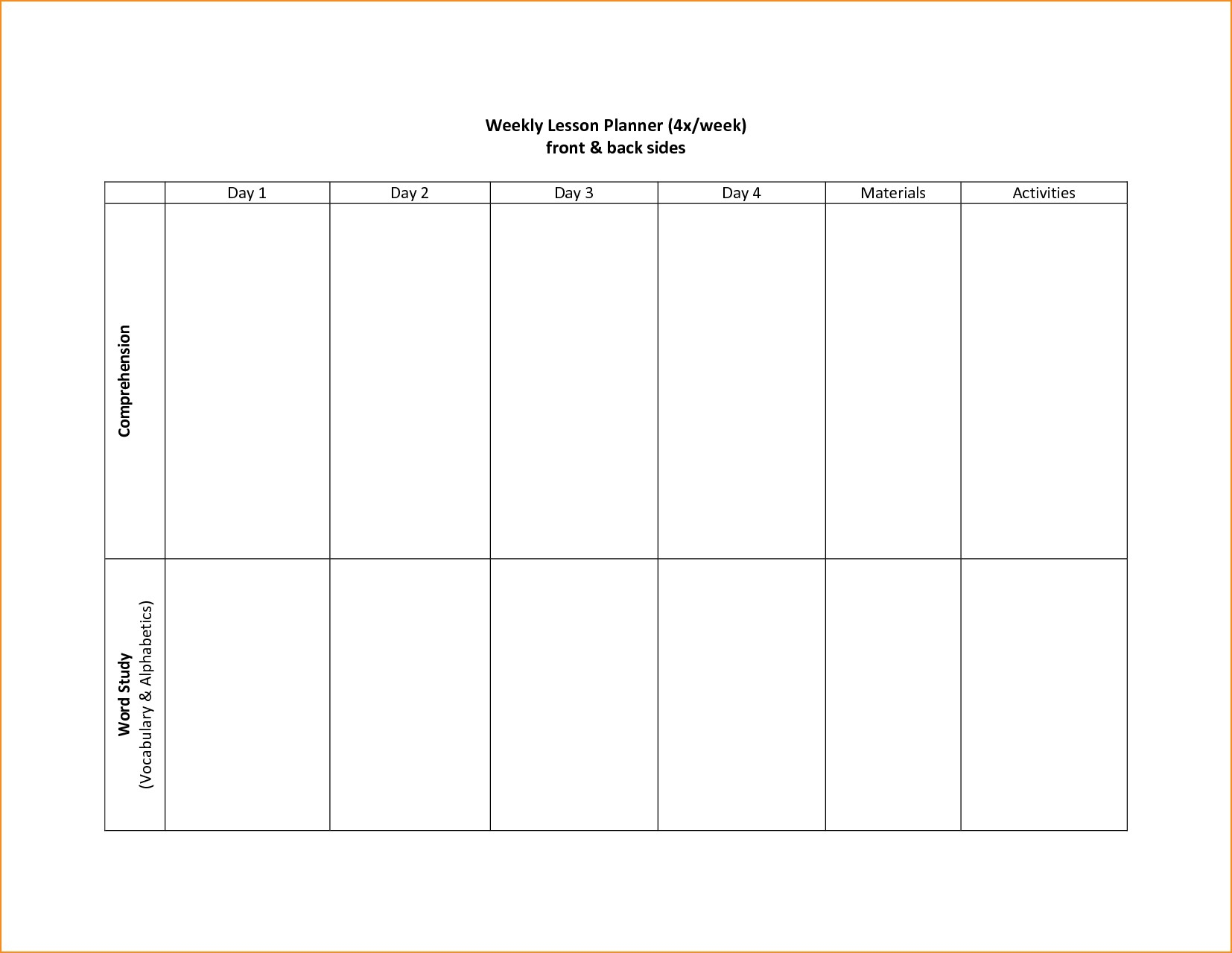 005 Template Ideas 20Schedule Two Wplanning Pdf Calendar