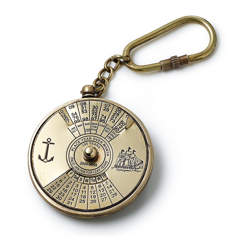 100 Year Calendar Keyring