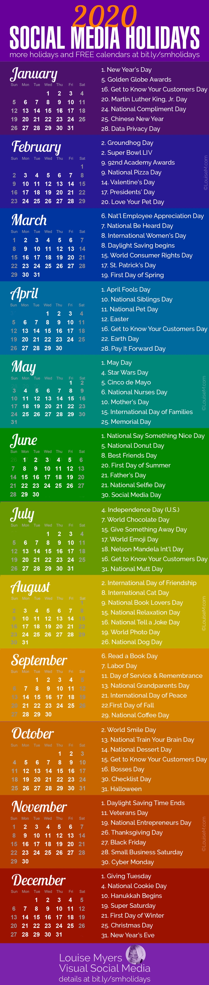 101 Social Media Holidays You Need 2019–20: Indispensable!