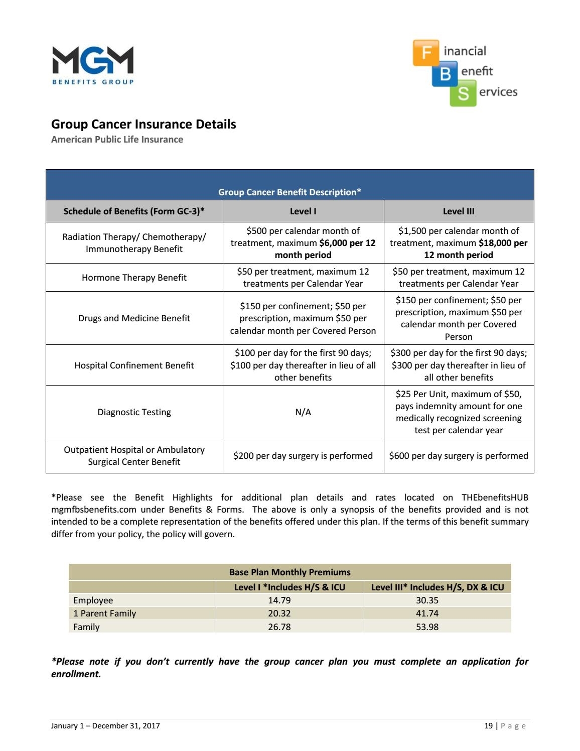 2017 Benefit Guide - Mgm And Fbsfbs - Issuu