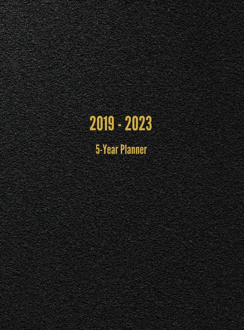 2019-2023 5-Year Planner: 60-Month Calendar (Black) (Hardcover) -  Walmart