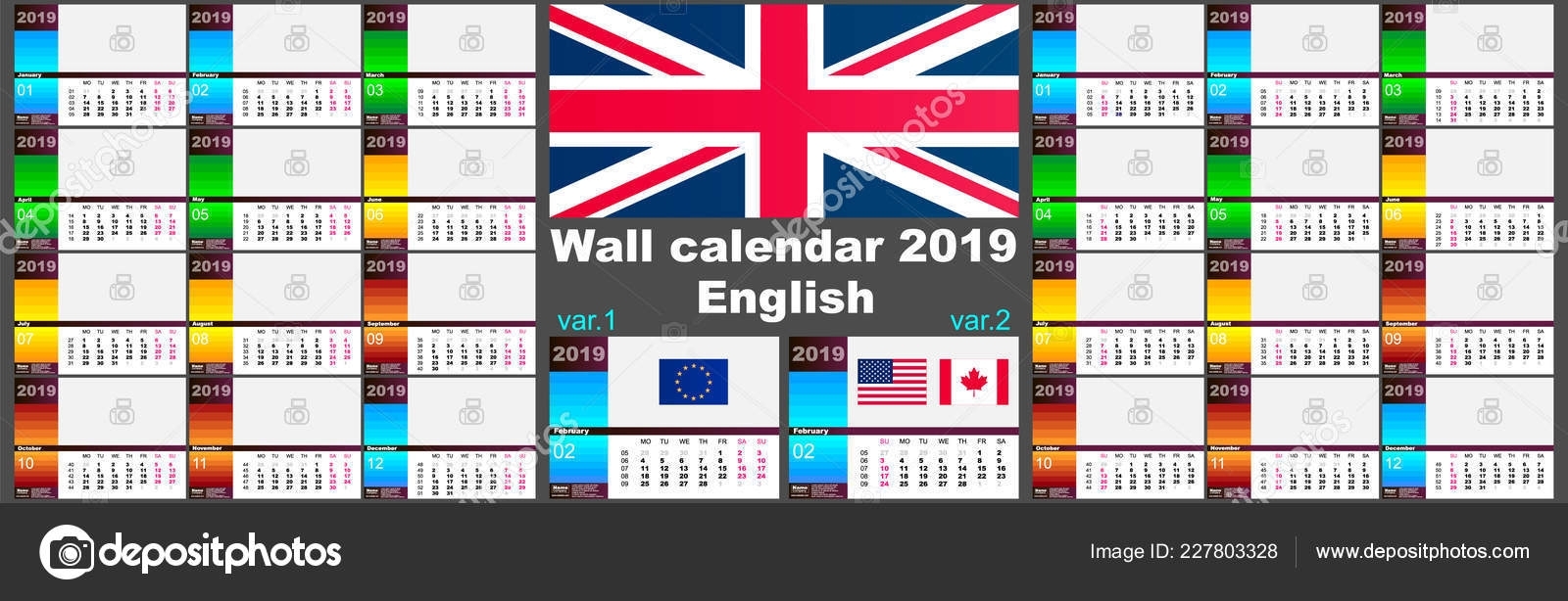 2019 eng. Календарь на английском. 2019 На английском. Календарь 2019 по английски. Номер недели ISO 2021.