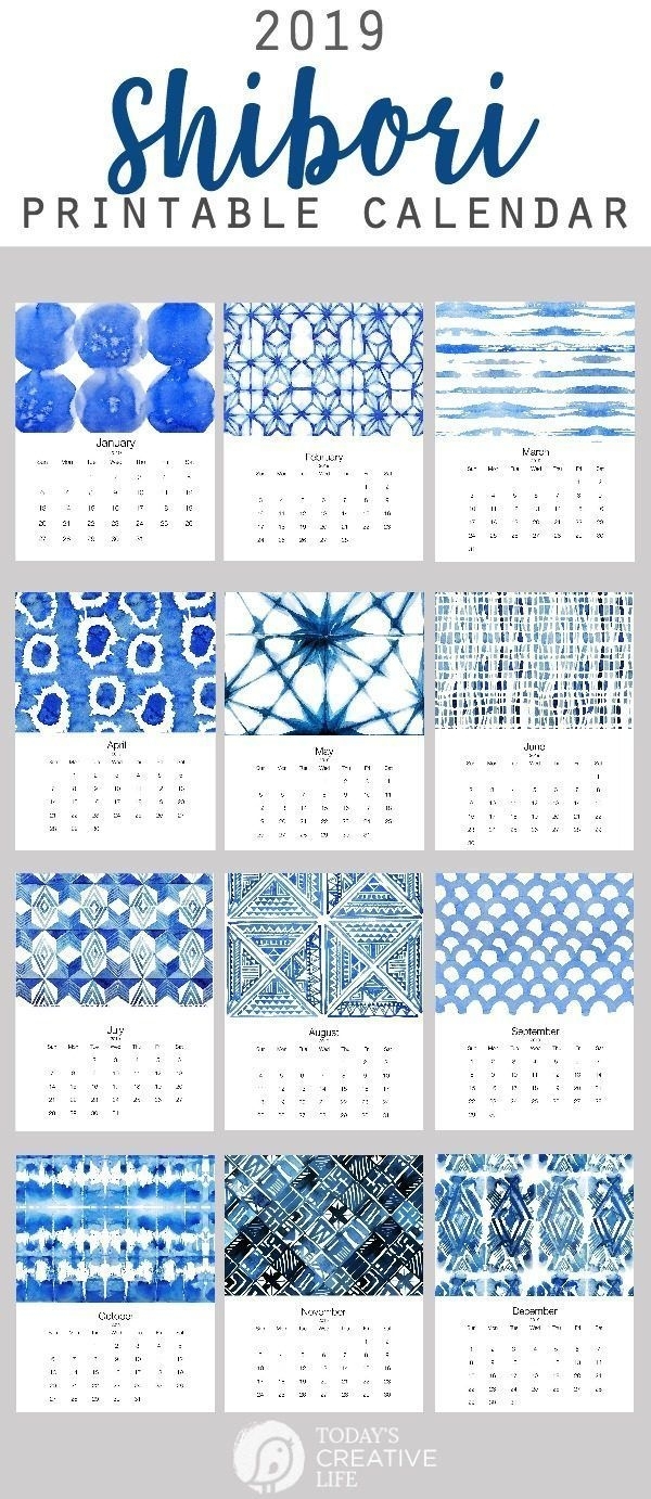 2019 Free Printable Calendar | Free Printable Calendar, Free