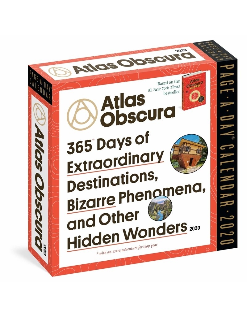 2020 Atlas Obscura Page A Day Calendar