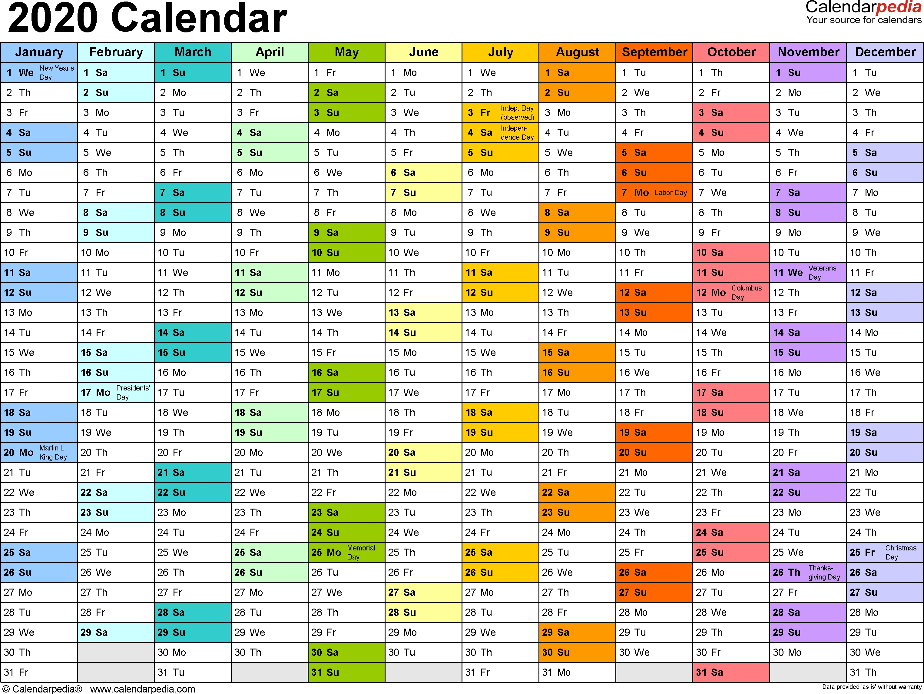 microsoft word calendar template 2021