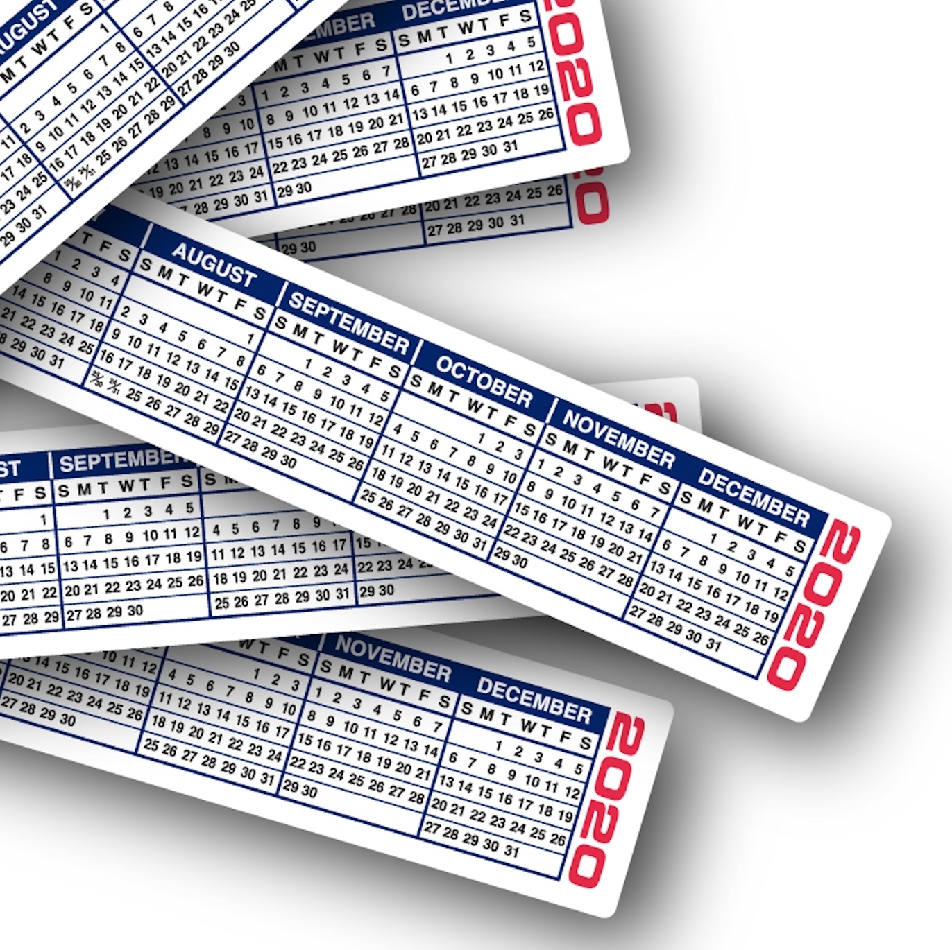 2021 Keyboard Calendar Strips / 2021 Keyboard Calendar Strips Index