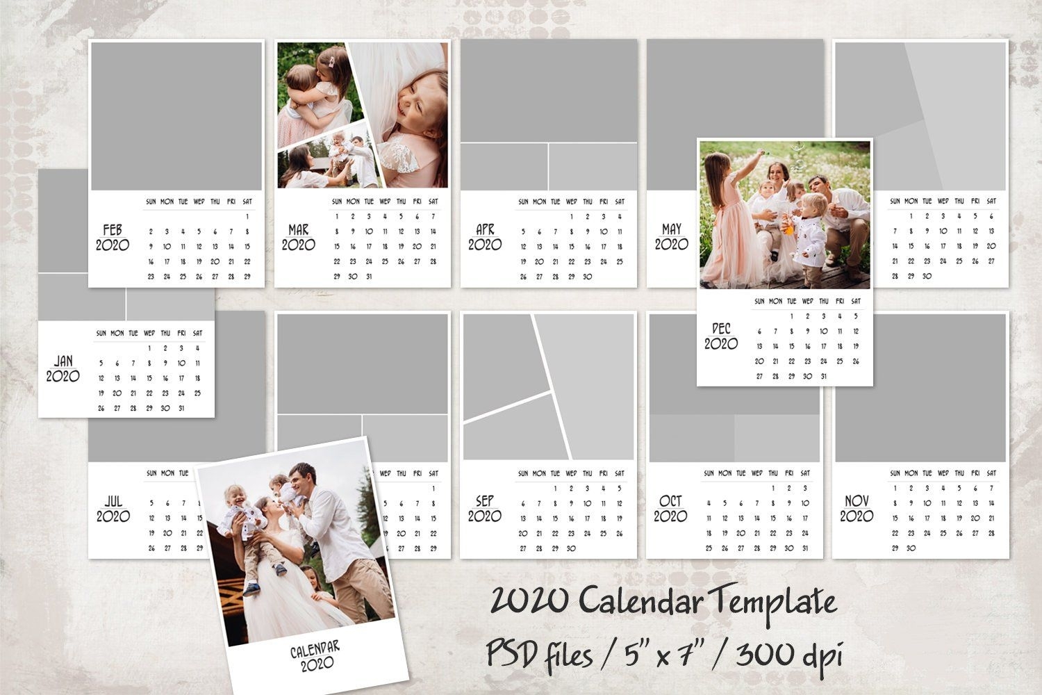 2020 Calendar Template 5&quot; X 7&quot; , #ad, #instructions#choices