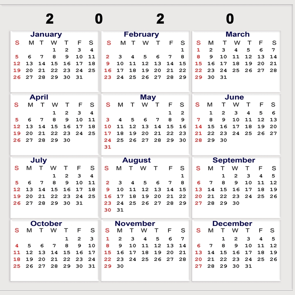 2020 Calendar Week Numbers | Month Yearly Calendar