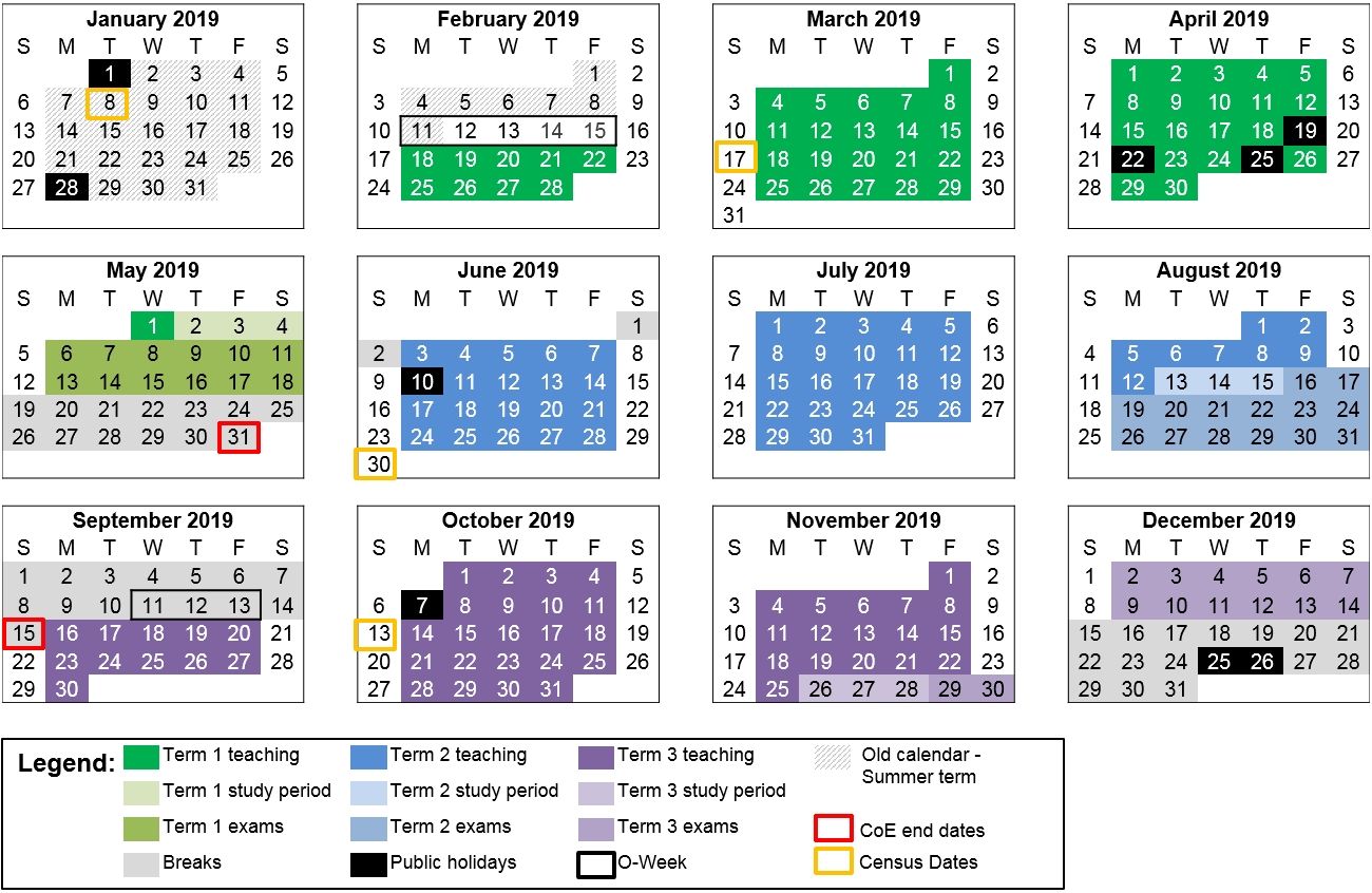 Unsw Calendar 2023 Printable Calendar 2023