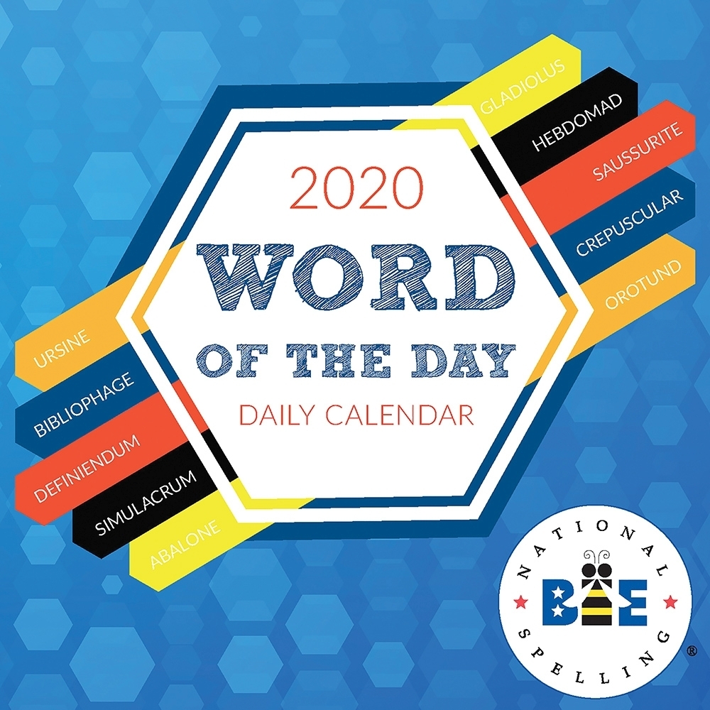 2020 Word Of The Day Daily Desktop Calendar