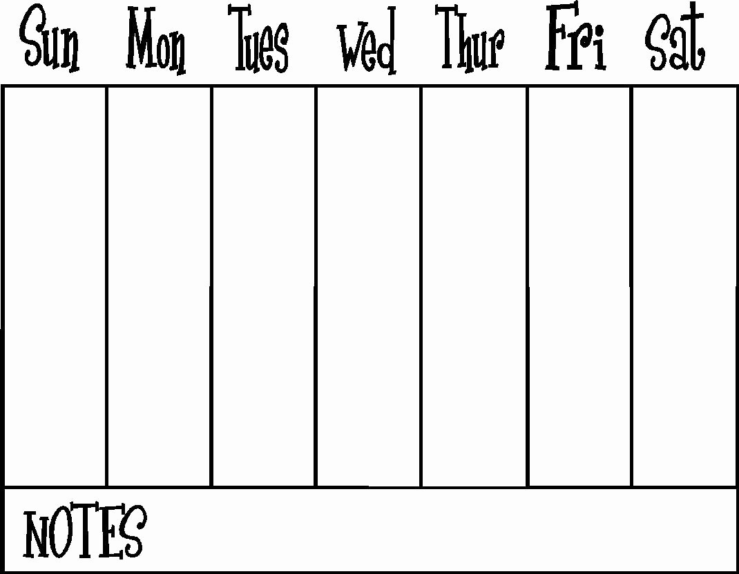 7 Day Weekly Planner Template Luxury 7 Best Of Printable