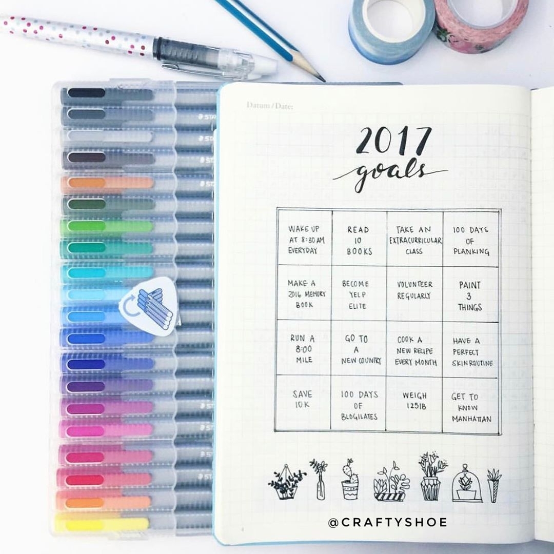 Calendar Year Goals List Month Calendar Printable