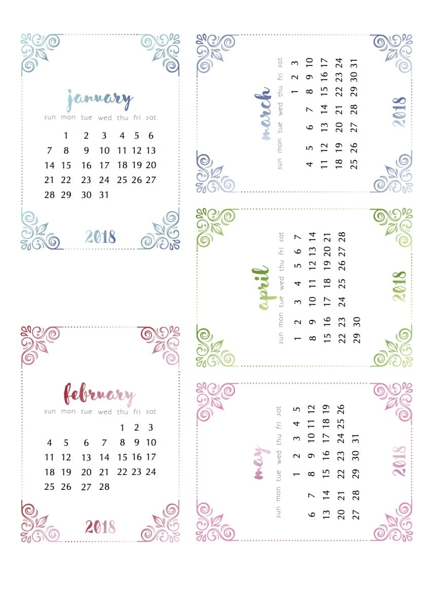 Already? Yep. Some 2018 Calendars. | Fun Printables