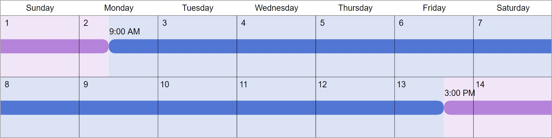 Alternating Weekends Visitation Schedules: 5 Common Examples