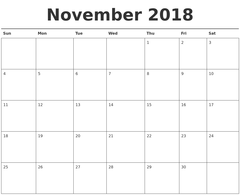 April 2019 Printable Monthly Calendar