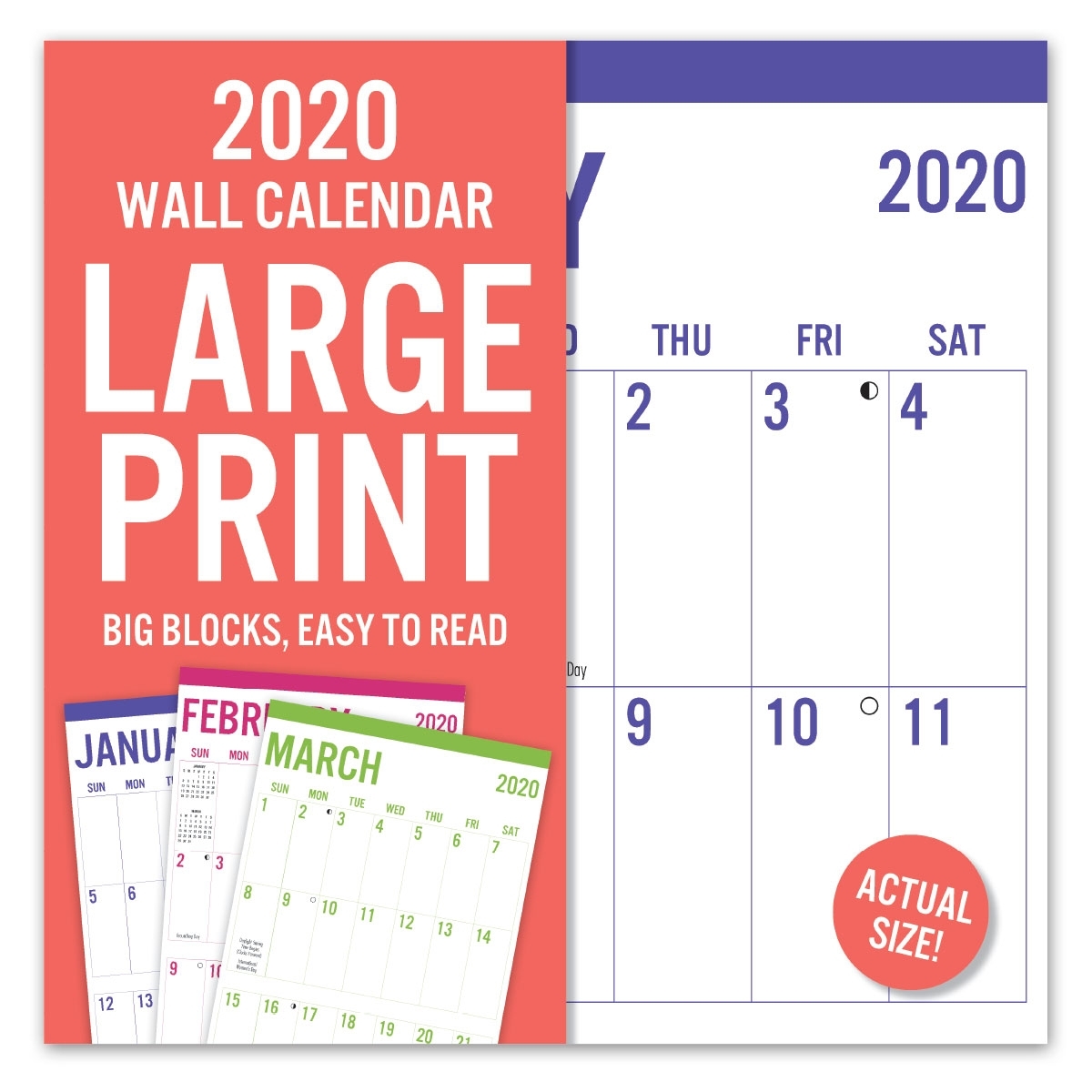 Avalon 12″ X 12″ 2020 Wall Calendar – Large Print – Leap