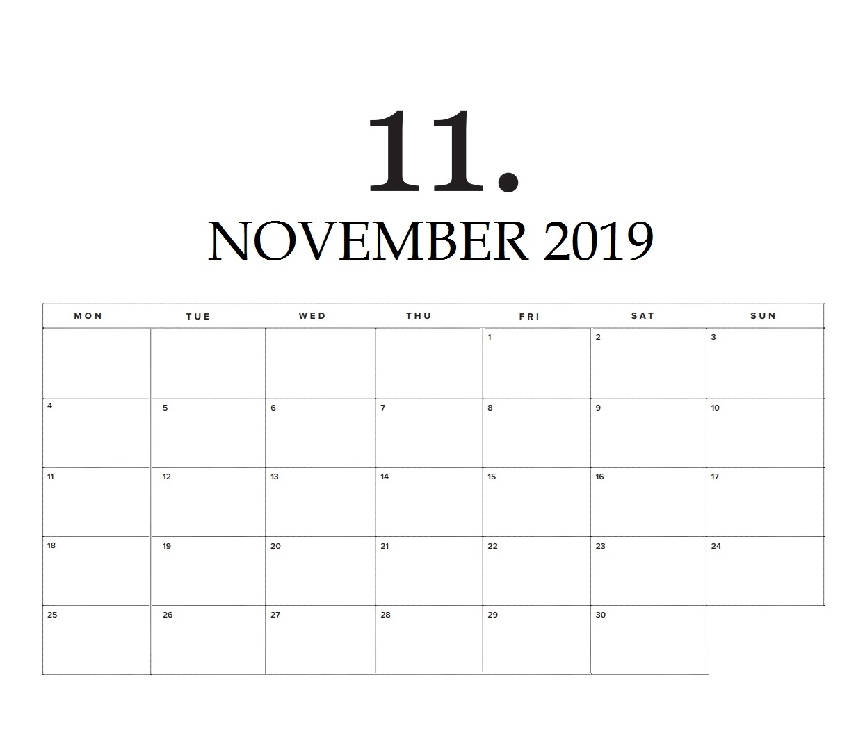 Awesome Cute November Calendar 2019 Floral Wallpaper For
