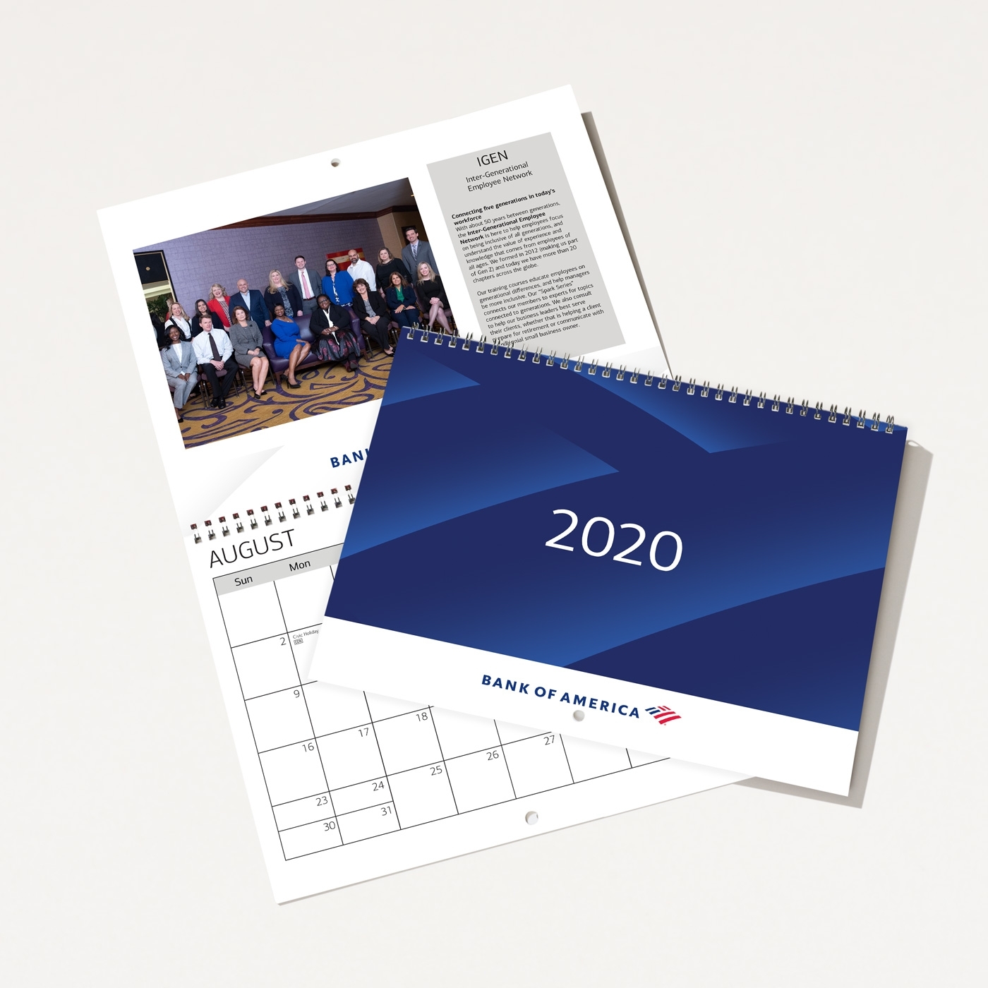 Bank Of America 2020 Wall Calendar | Bank Of America Store