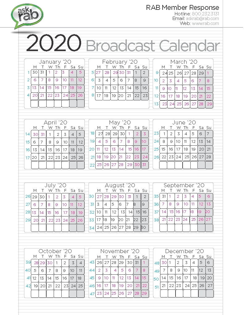 Unit 5 Calendar 2020 Month Calendar Printable