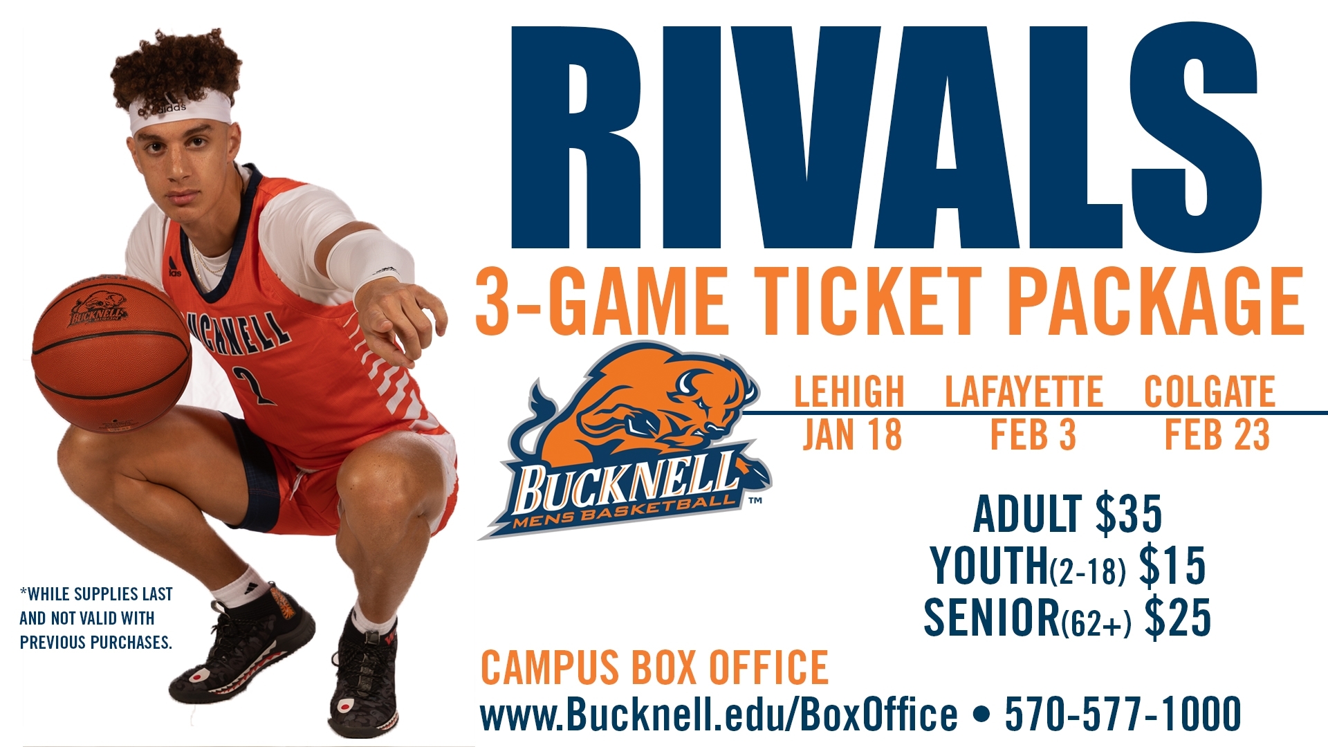 Bucknell University - Ticket Sales - Men&#039;s Basketball Rivals