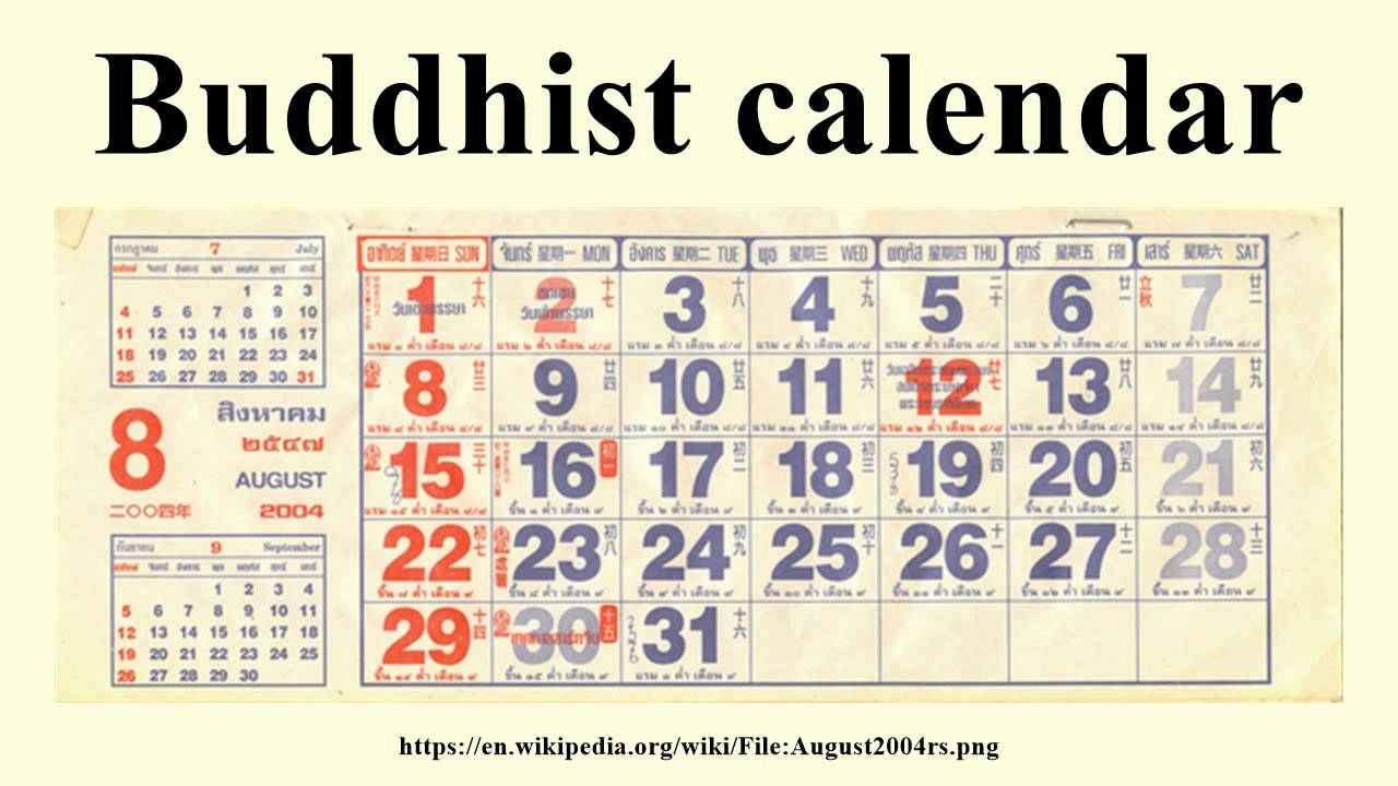 Buddhist Calendar