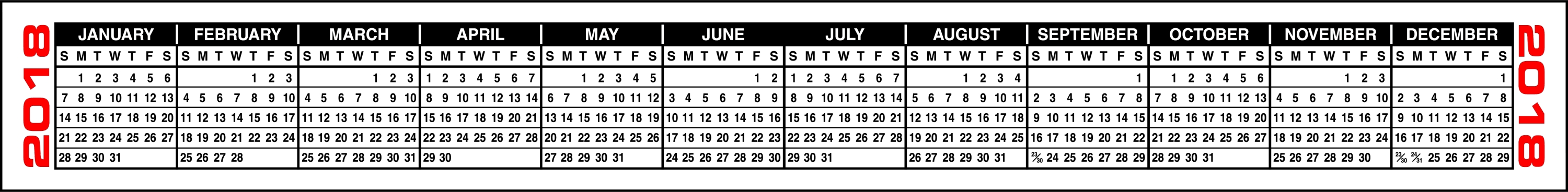 Free Printable Calendar Strips | Month Calendar Printable