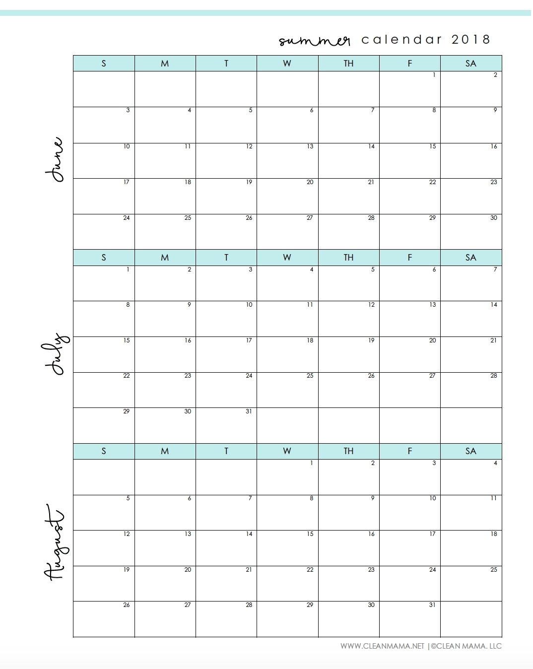 C Program To Print Calendar Of Month July • Printable Blank