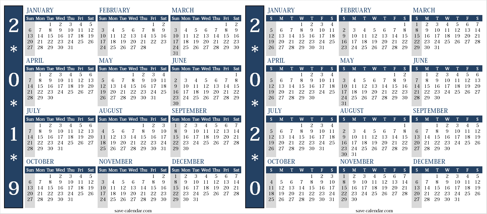 Calendar 2019 2020 Uk | Calendar Design, Templates Printable