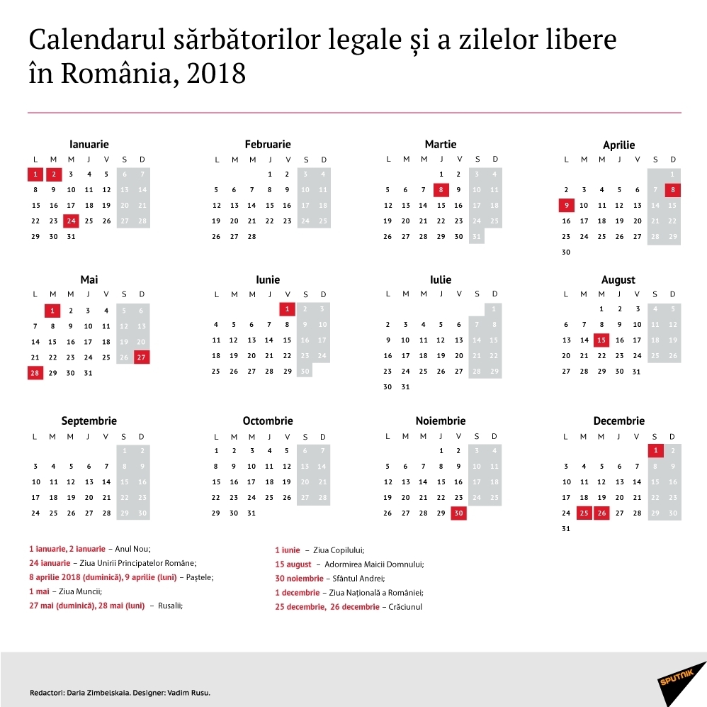 Calendar 2020 Cu Zile Libere – Get Your Calendar Printable