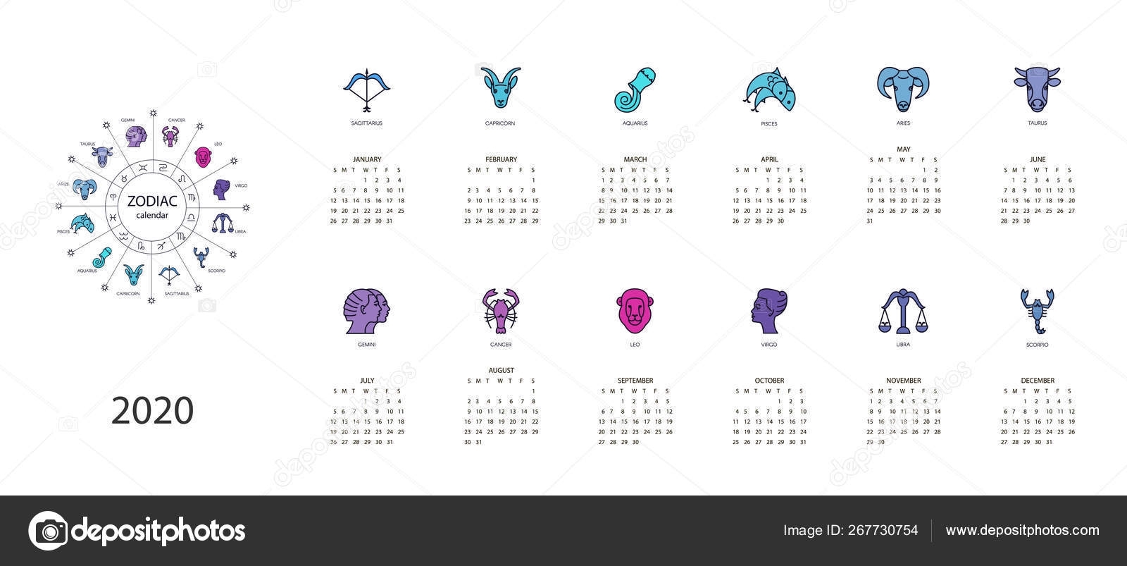 Какой гороскоп 2020. Календарь зодиаков. Знаки зодиака 2020. Календарики знаки зодиака. Календарь 2020 гороскоп.