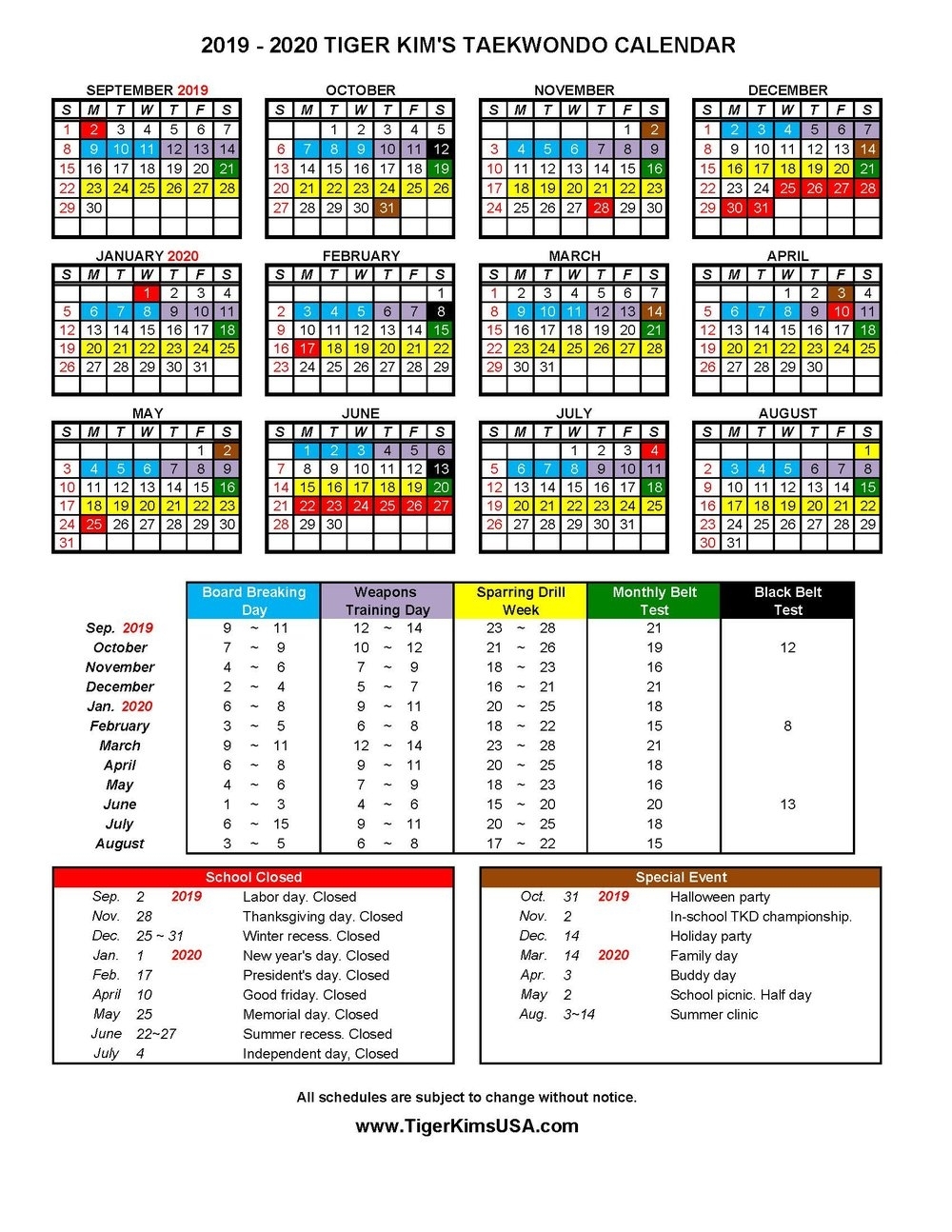 Unit 4 Calendar 2020 Month Calendar Printable