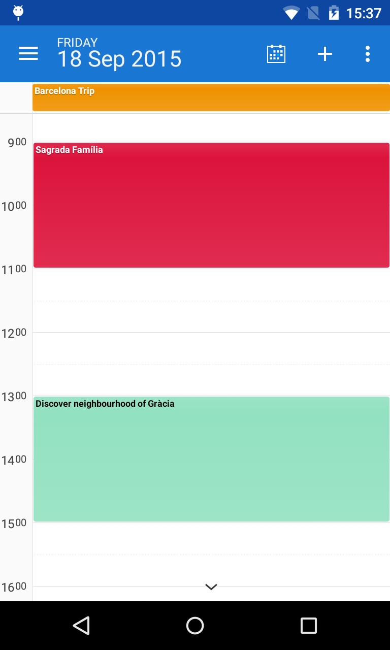 Calendar Views: Day- And Week View (Incl. Example Of How To