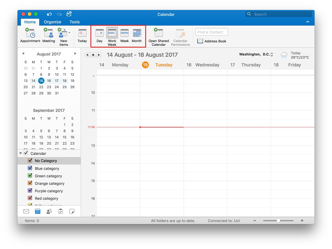 create a calendar group outlook for mac