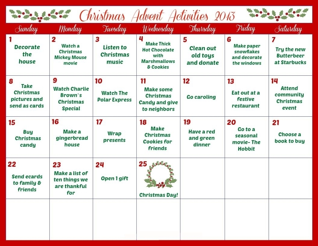 Free Printable Calendar Activities Month Calendar Printable
