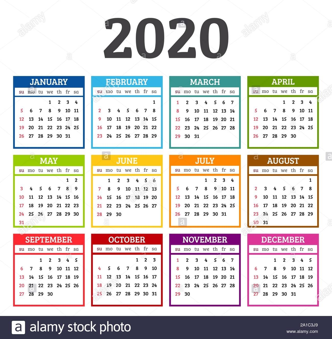 Kalender Mei 2020