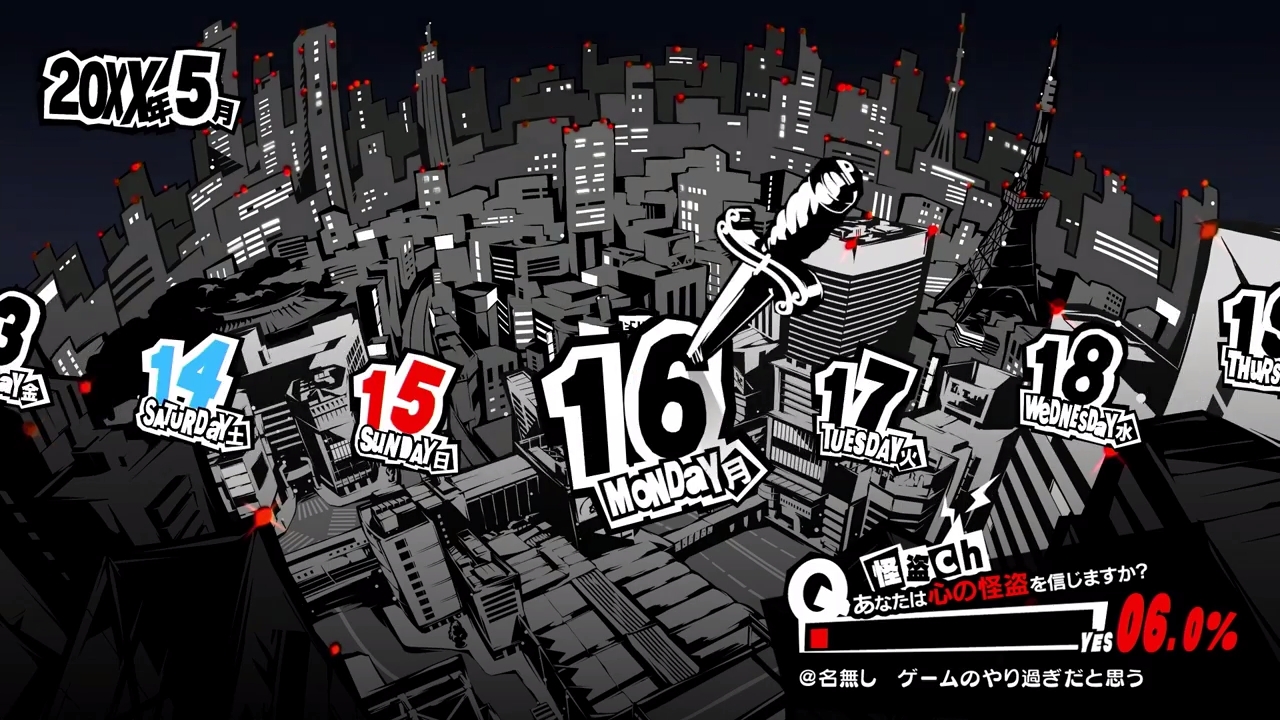 Could Someone Help Me Do This Calendar From Persona 5? No