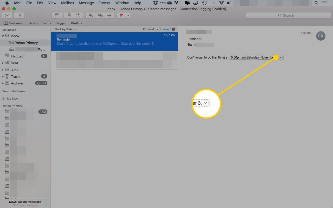 Create A Calendar Event From An Email In Mac Os X Mail