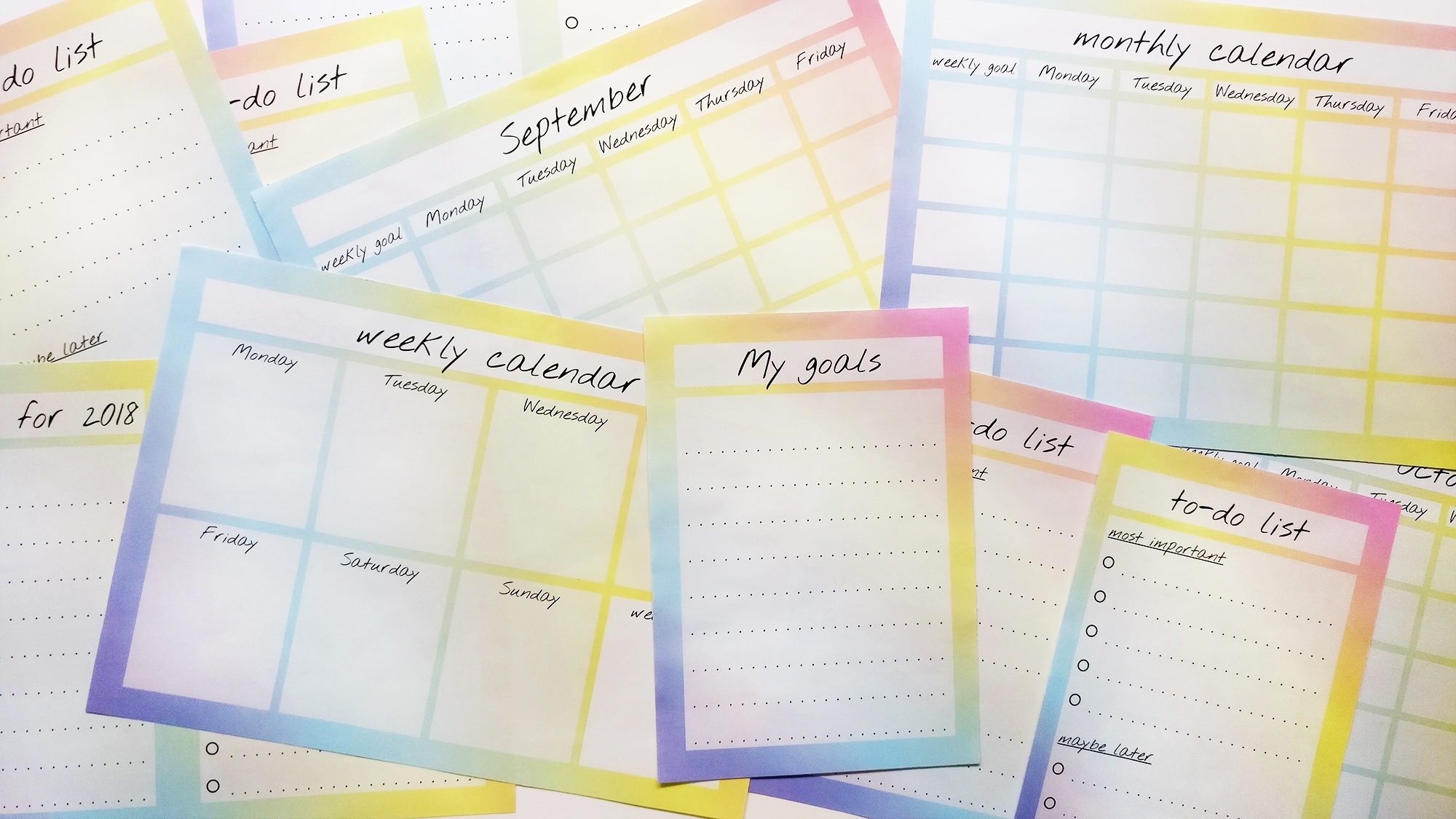 Crush Your Goals With My To-Do List And Calendar - Aliz&#039;s