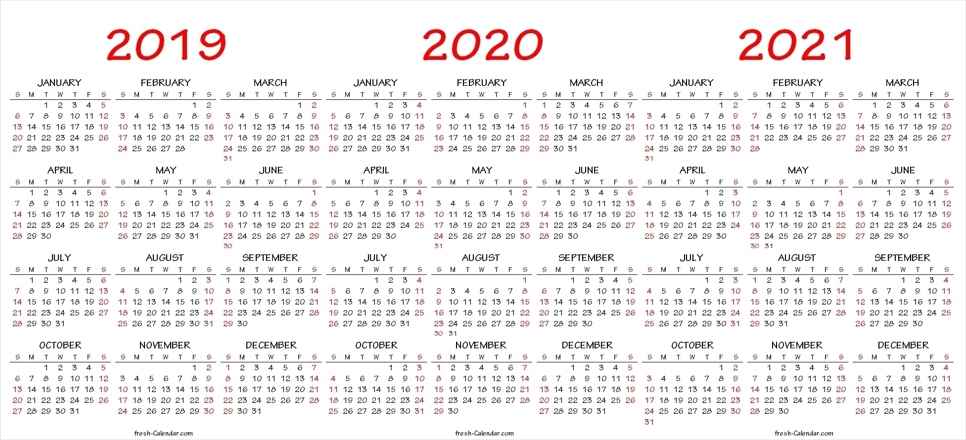 free printable mini calendar 2021