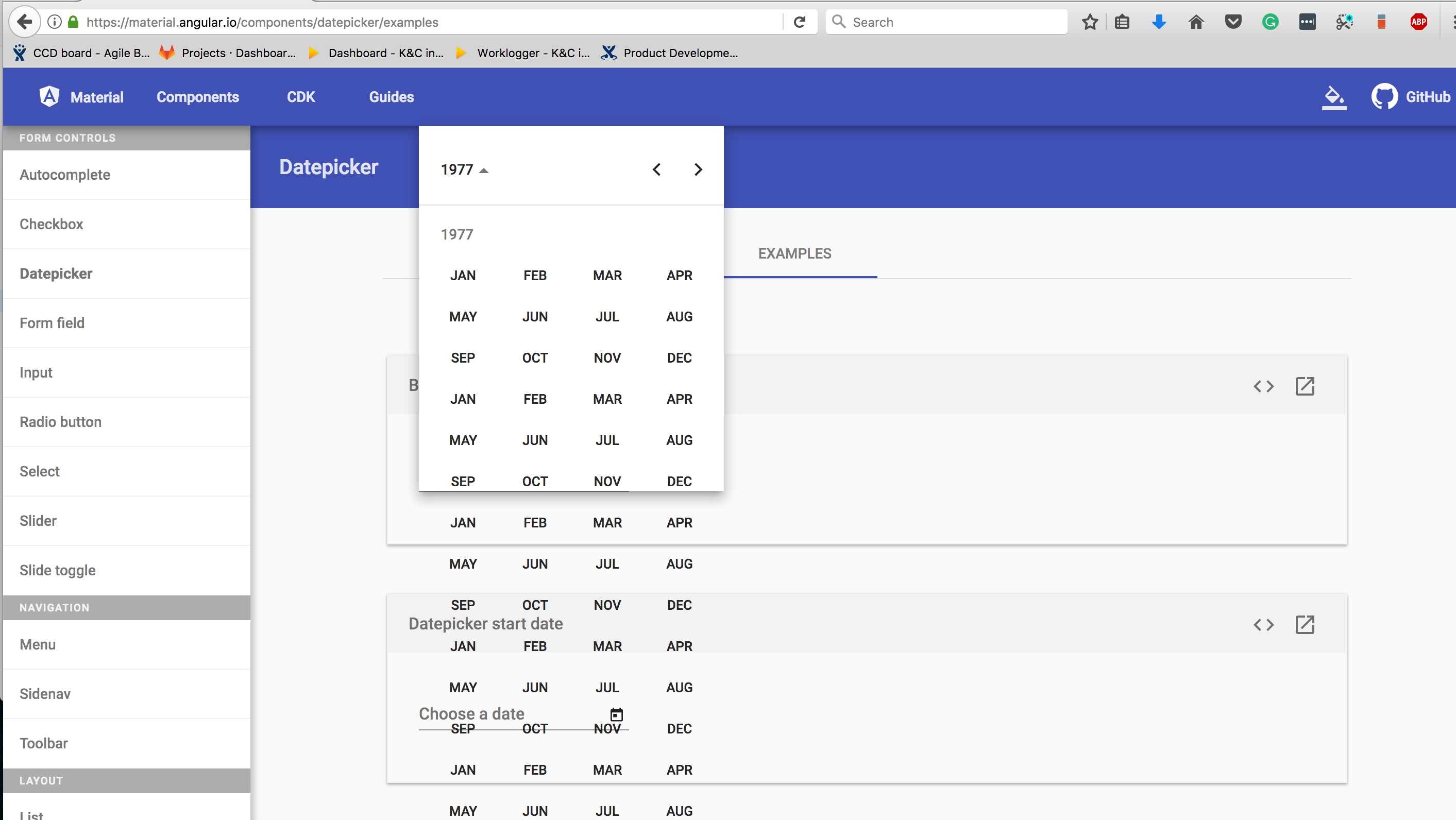 Datepicker Calendar Breaks Down In Firefox · Issue #8305