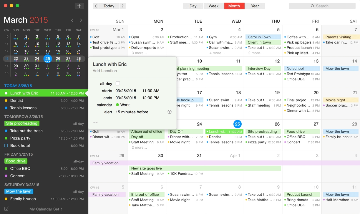 Flexibits | Fantastical 2 For Mac | Meet Your Mac&#039;s New