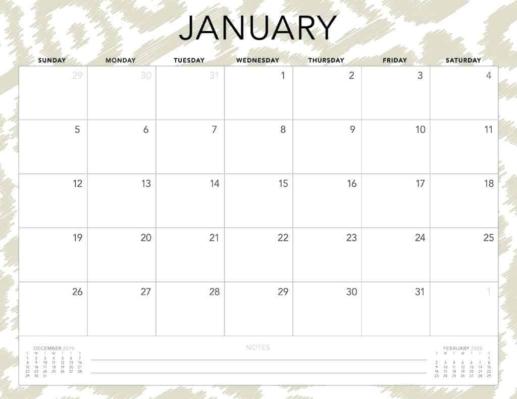 Free 2020 Printable Calendars - 51 Designs To Choose From!