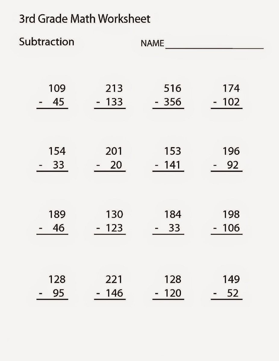 Free 3Rd Grade Math Students | Activity Shelter