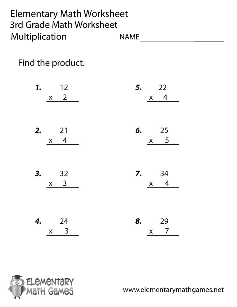 calendar worksheet third grade