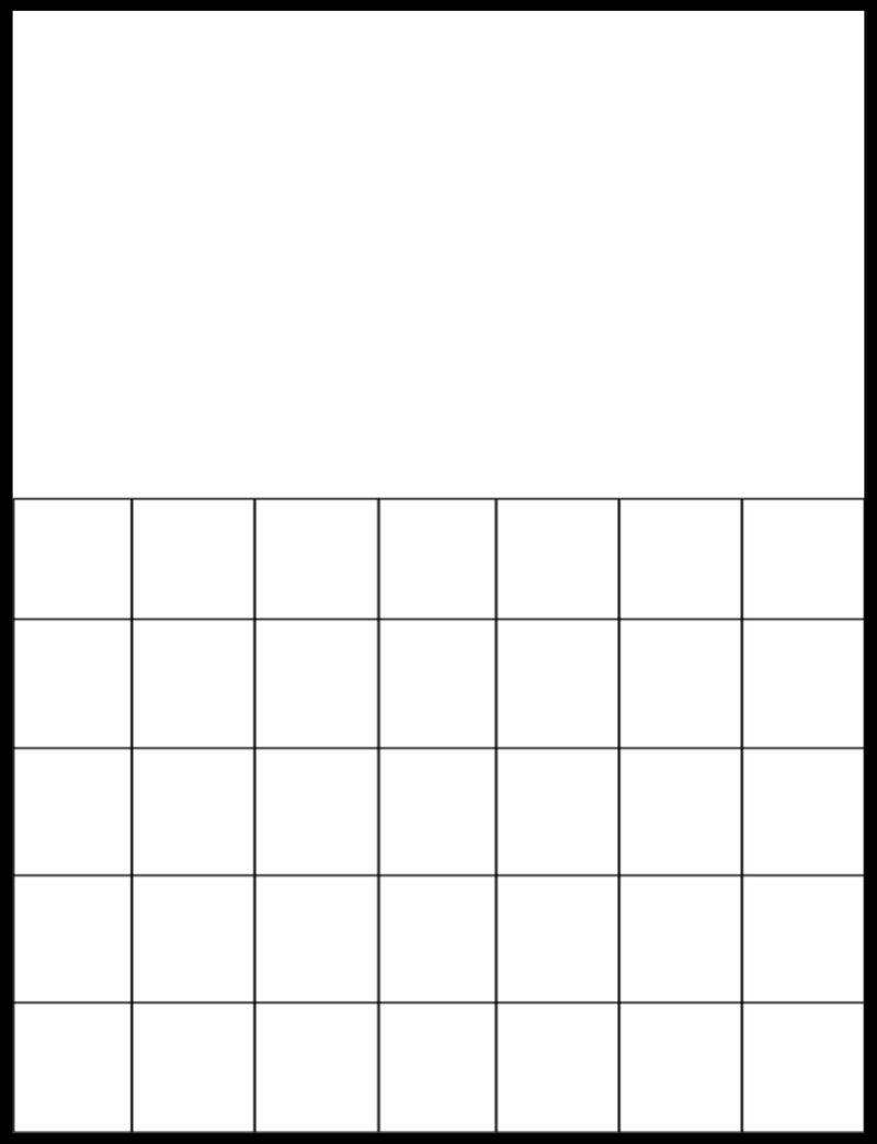 Free Printable Large Grid Calendar | Month Calendar Printable