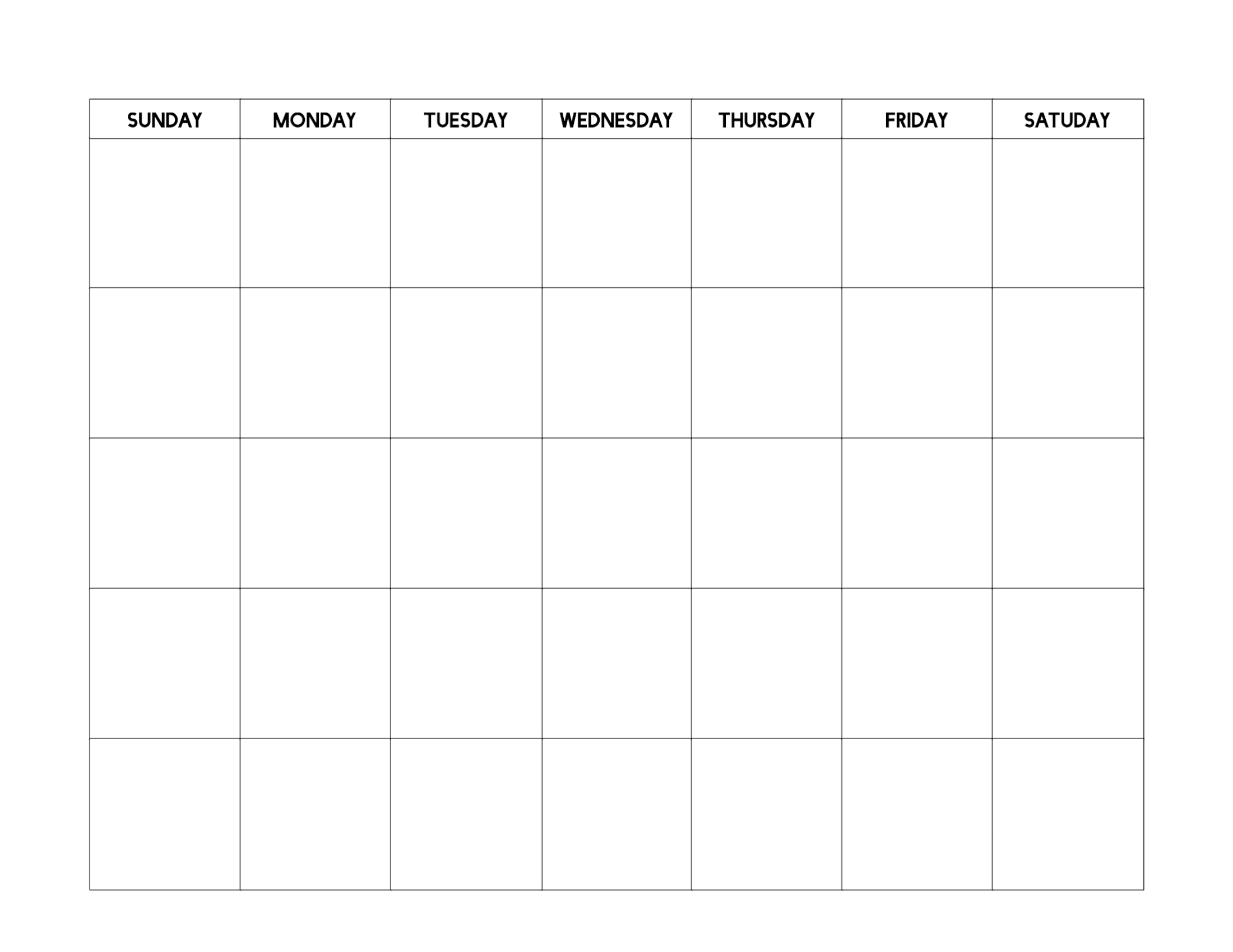 2 page month calendar template