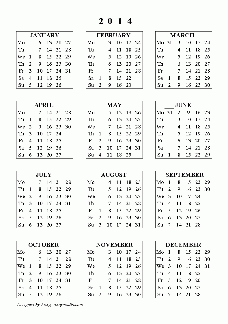 Free Printable Calendars And Planners For 2019 And Past Years