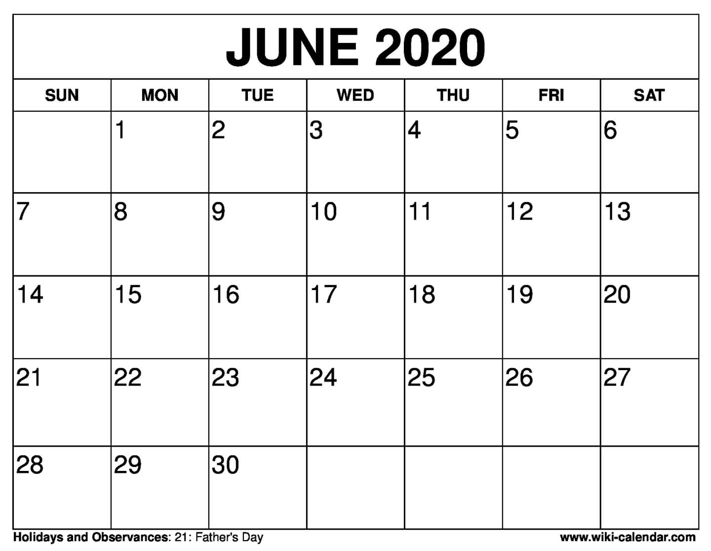 2025 June Calendar Print Out Free Printable Calendars - Nell Tarrah