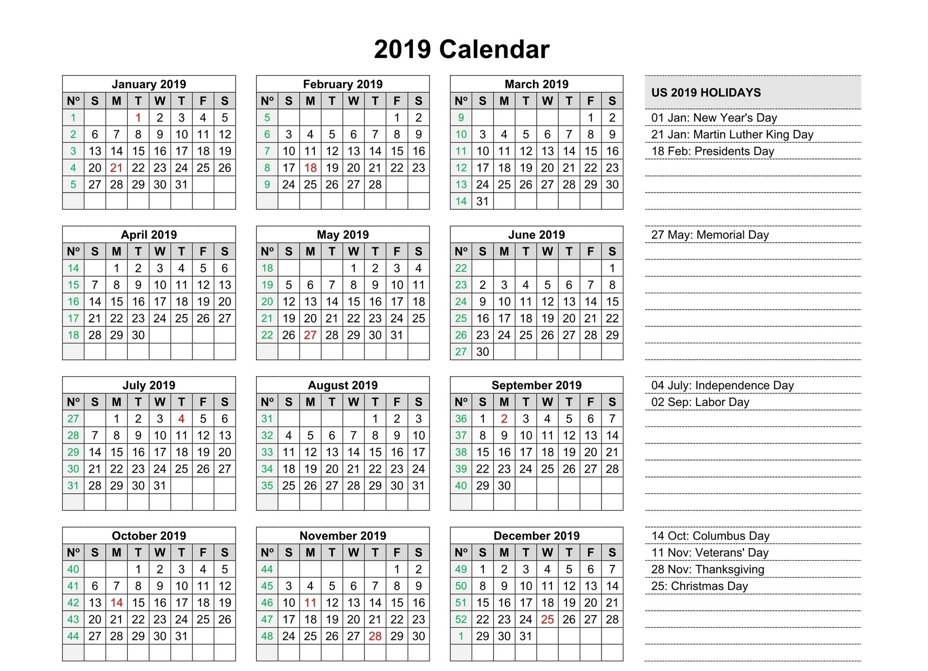 Day Of Year Calendar | Month Calendar Printable